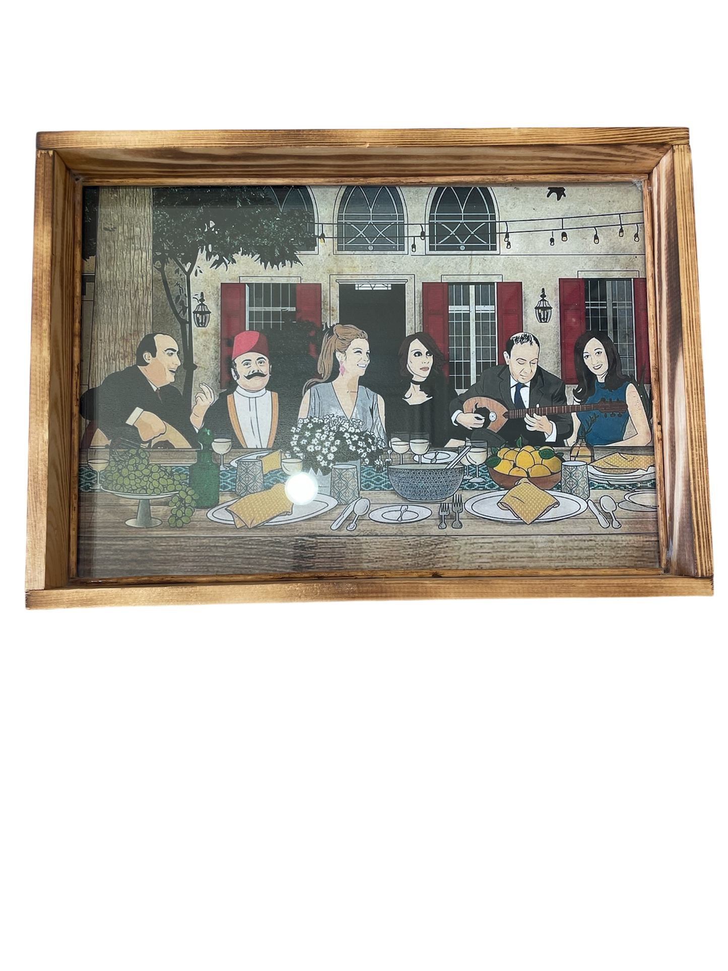 Lebanese Icons Wooden Tray
