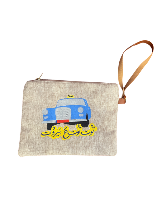 Tout Tout Aa Beirut Embroidered Pouch