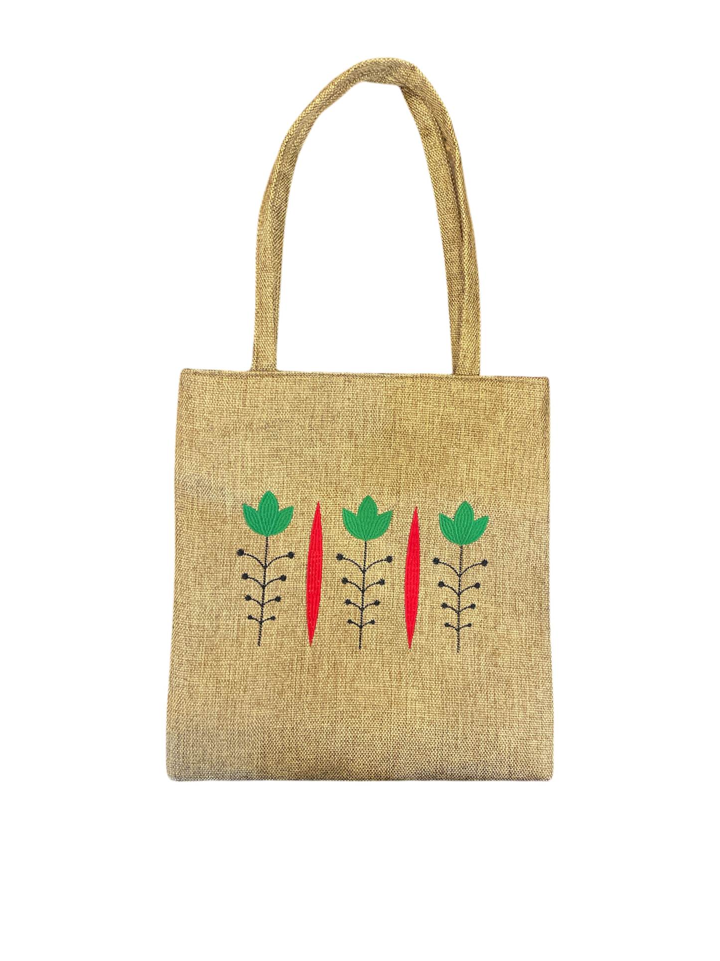 Nature-Inspired Tote Bag (3 flowers)
