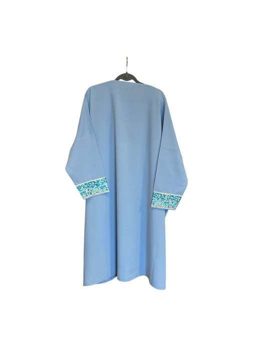 Pale Blue Abaya