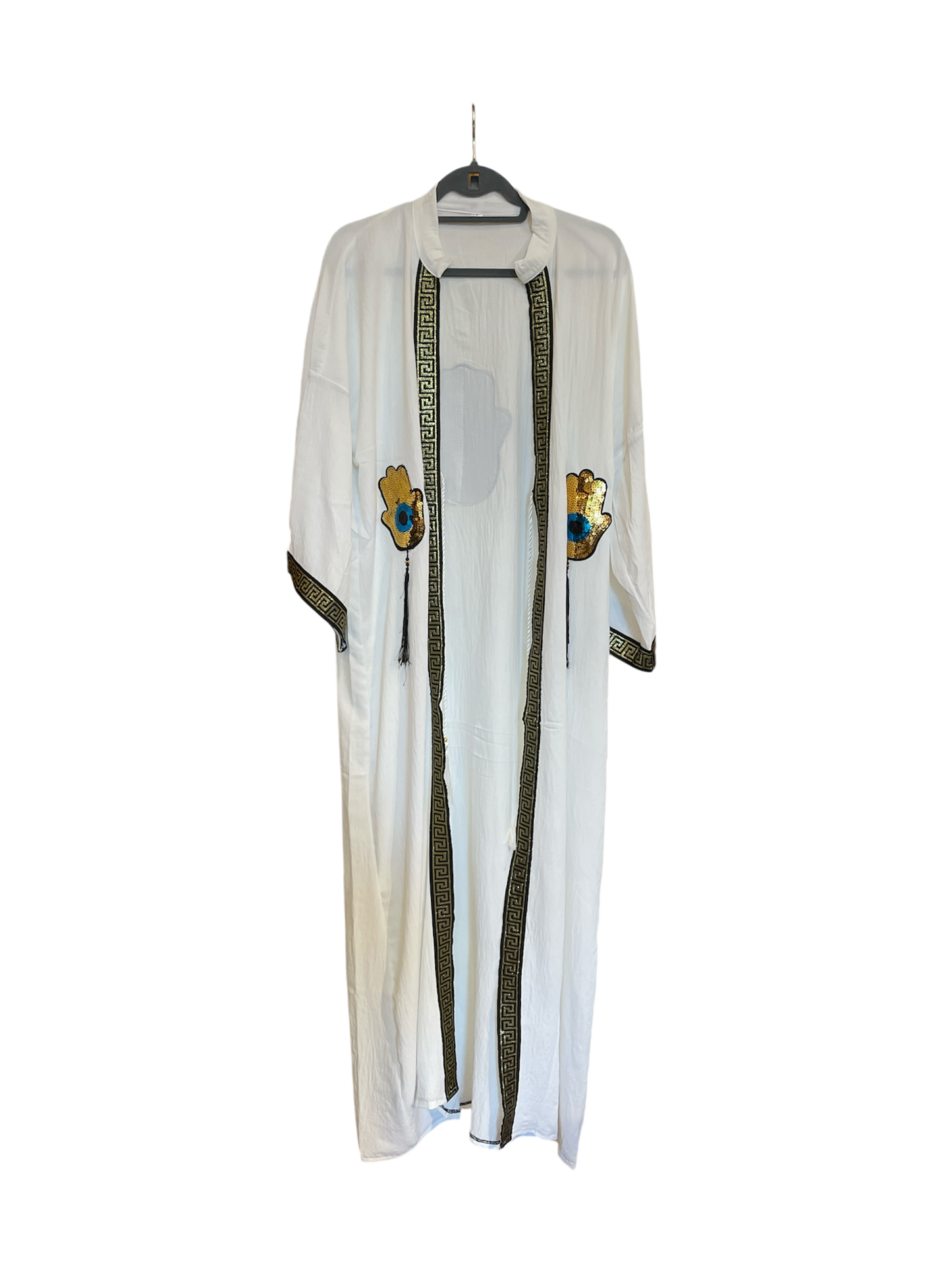 White Cotton Abaya