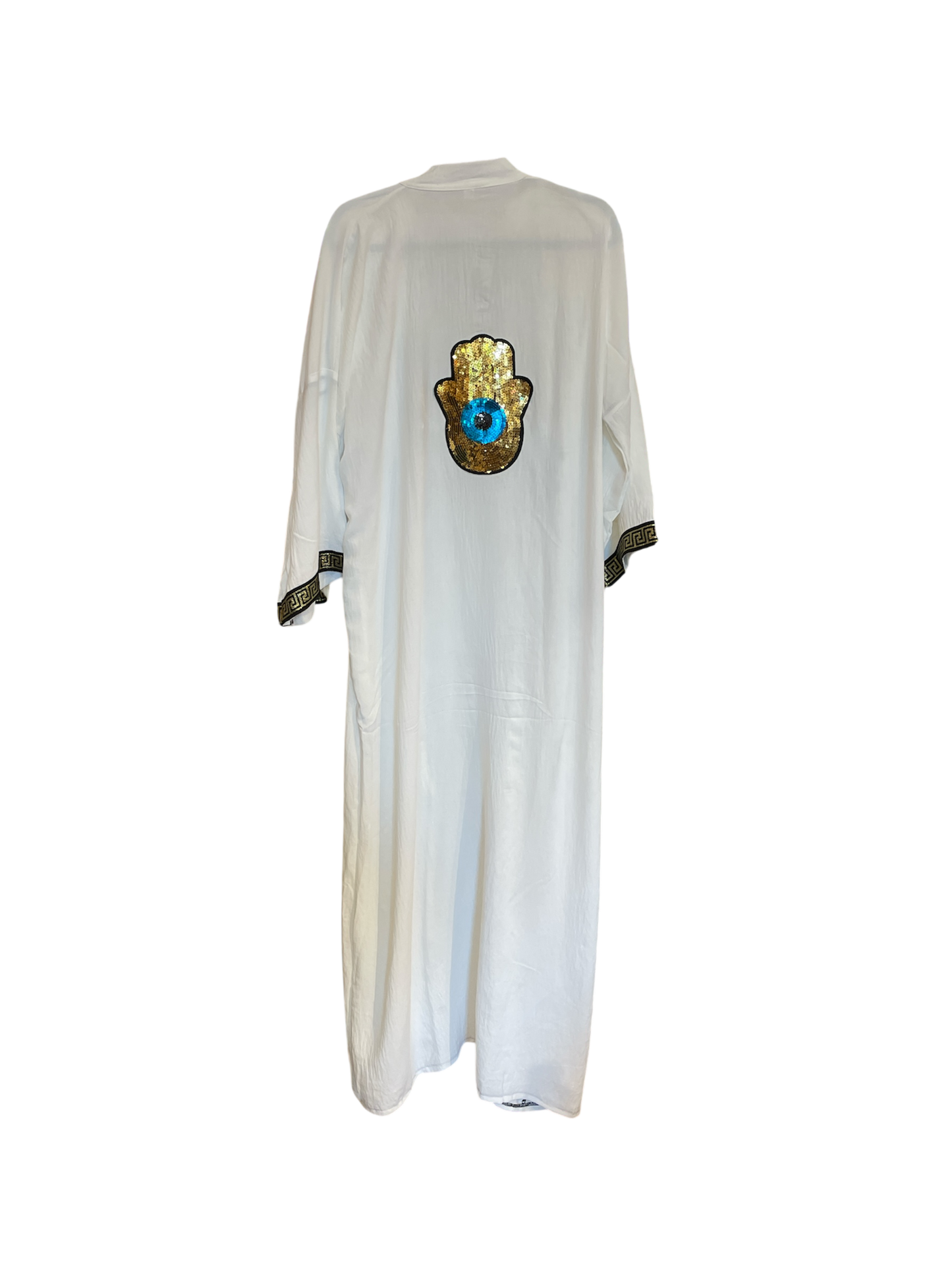 White Cotton Abaya