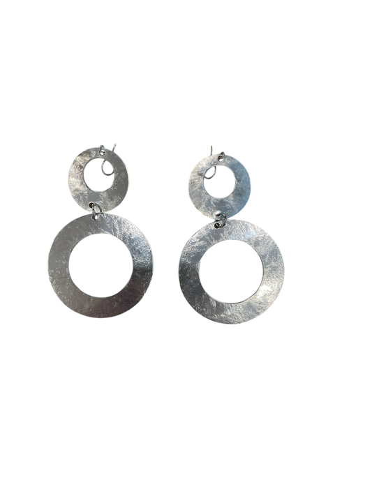 Silver Brass Earrings 3