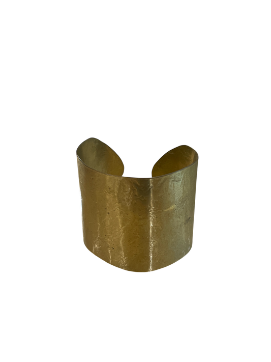 Golden Brass Cuff Bracelet