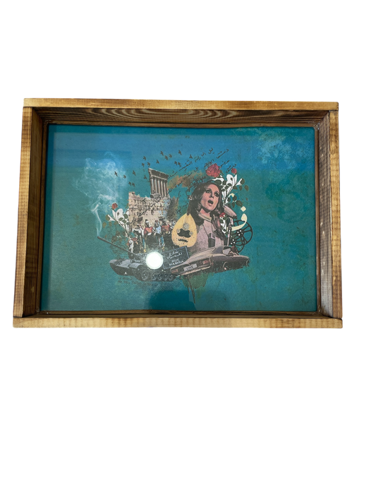Fairouz Design Wooden Tray