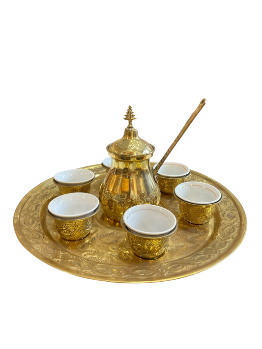 Coffee Set 2 (Brass/Nhas)