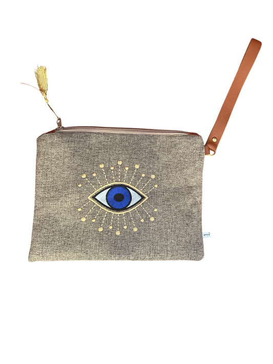 Evil Eye Embroidered Pouches (Multiple Designs)