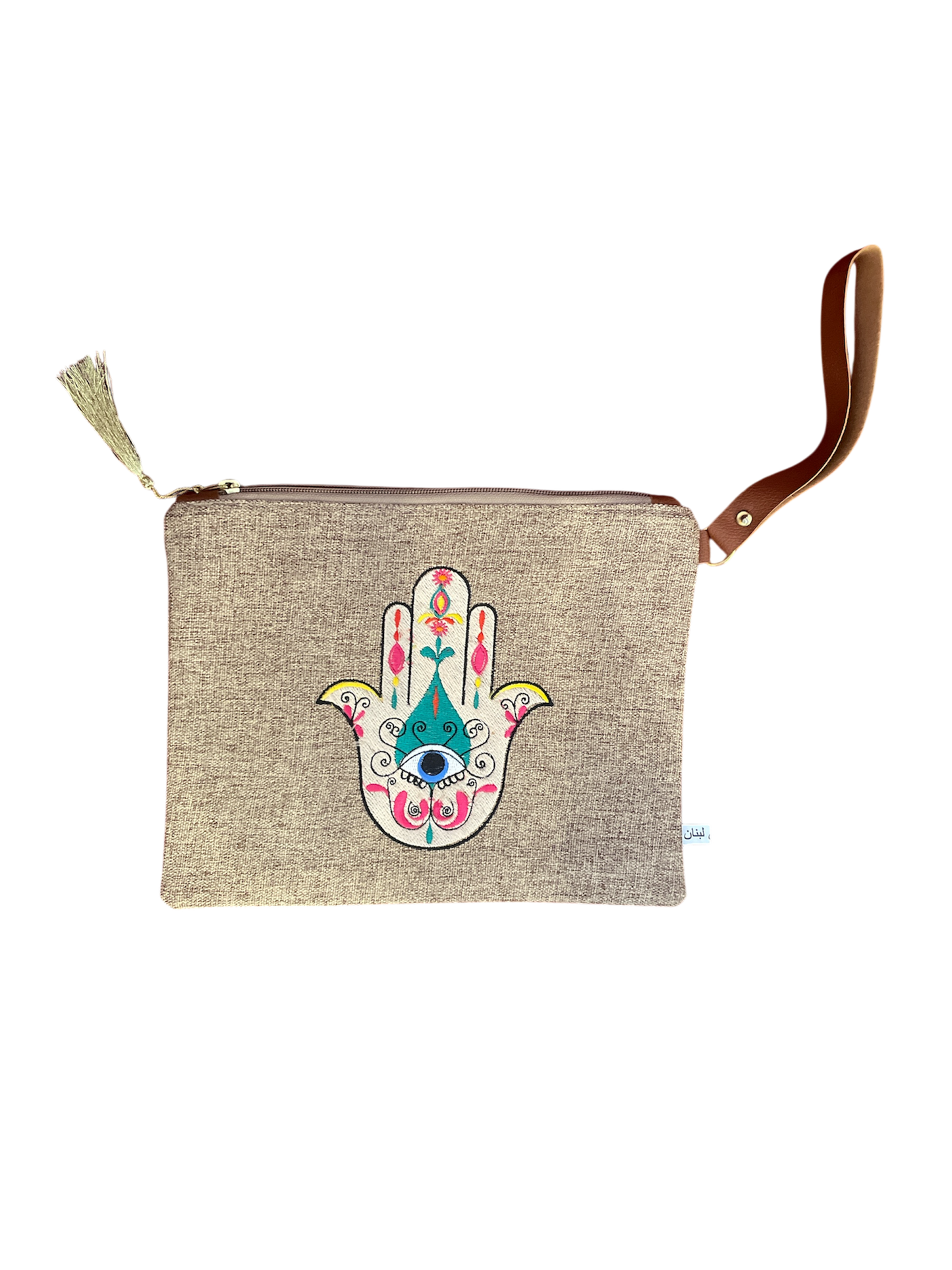 Hand of Fatima Embroidered Pouch