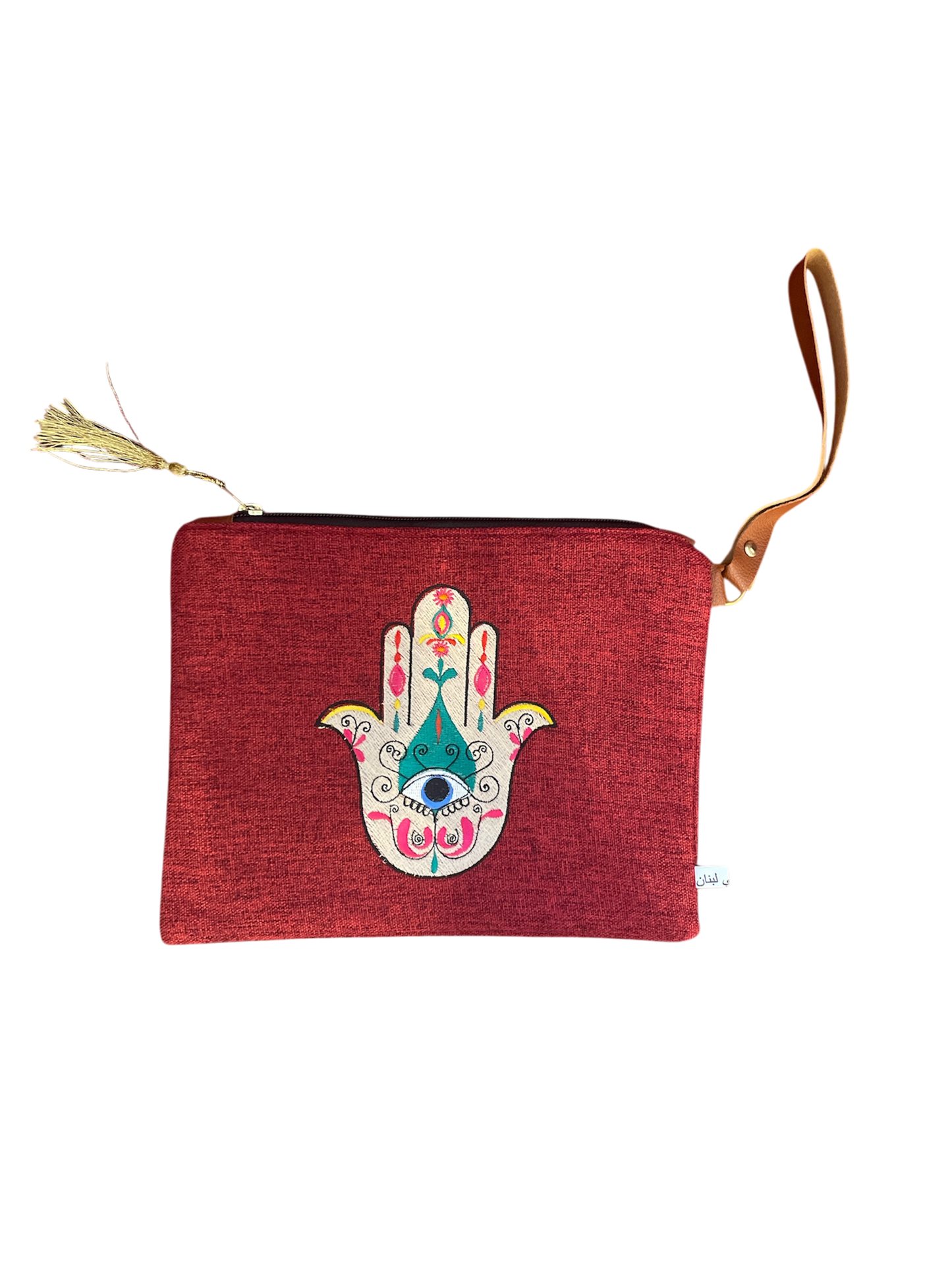 Hand of Fatima Embroidered Pouch