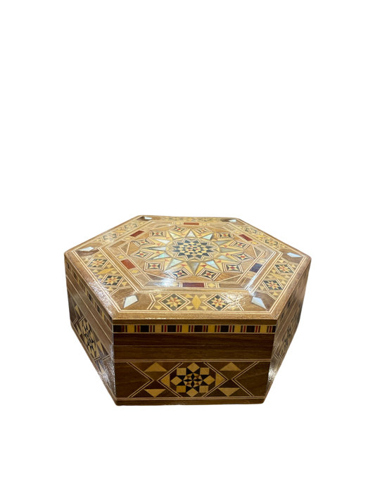 Lebanese Wooden Mosaic Box