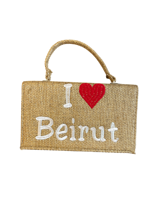 I Love Beirut Convertible Clutch
