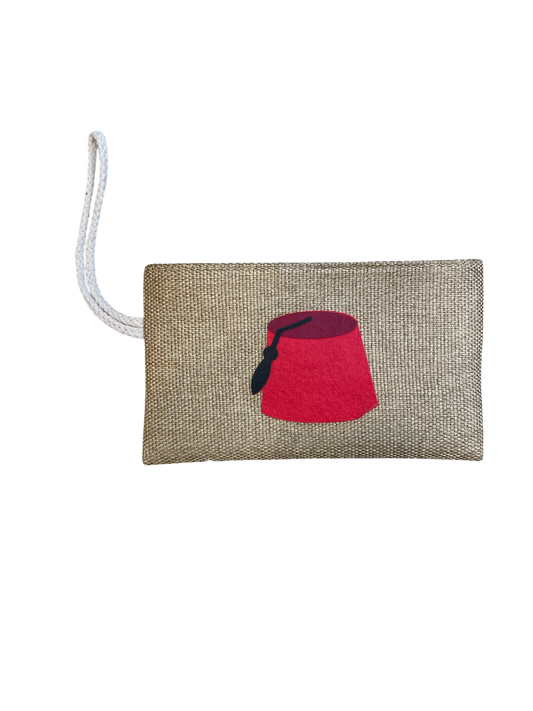 Red Tarboush Pouch
