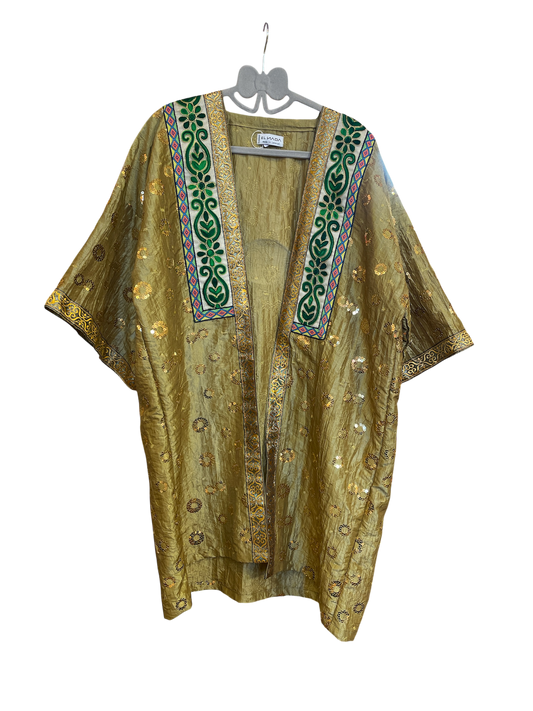 Golden Tafta Abaya