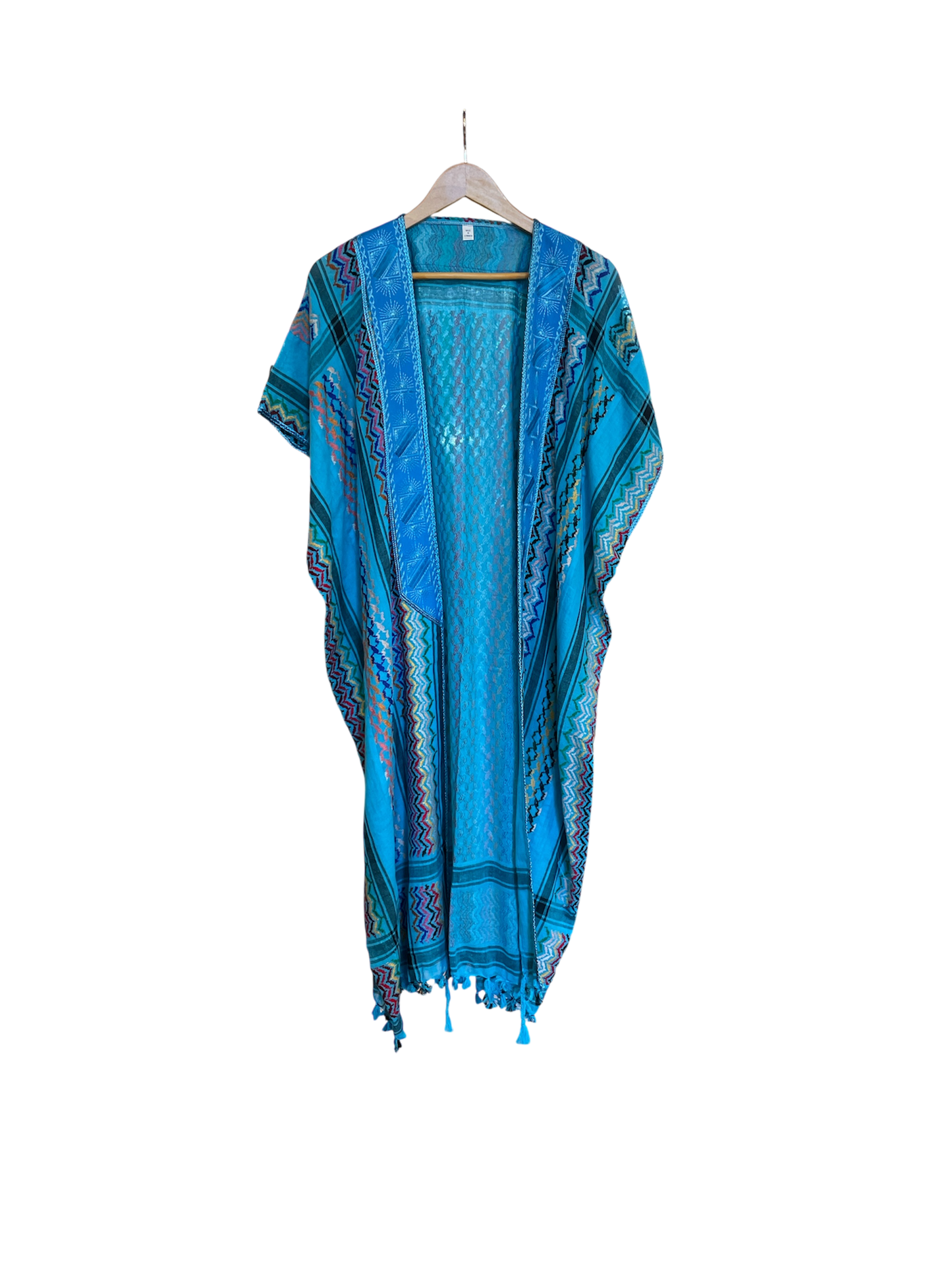Blue Cotton Abaya