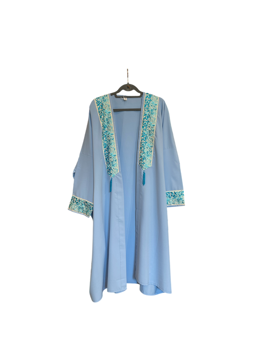 Pale Blue Abaya