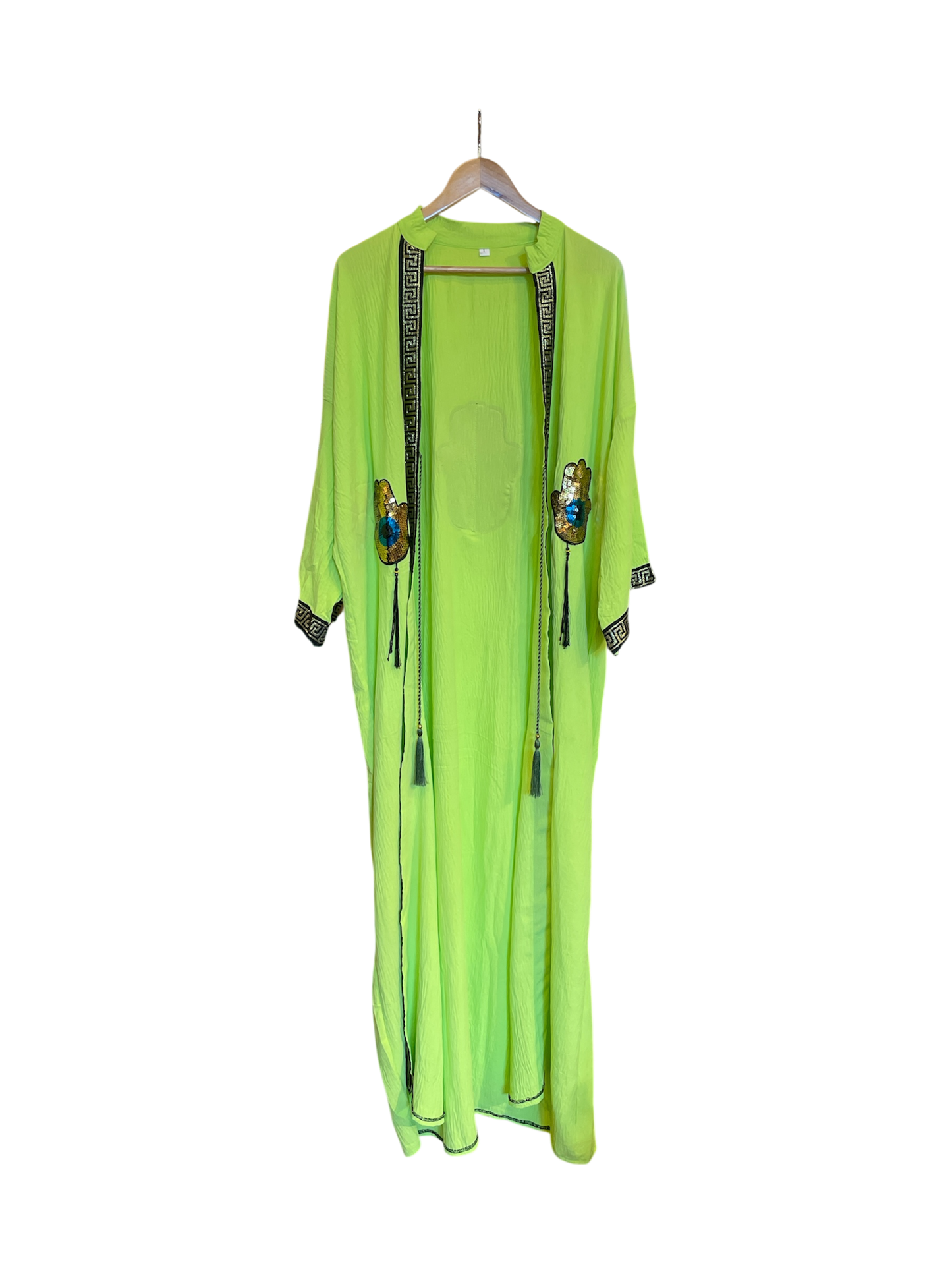Light Green Cotton Abaya