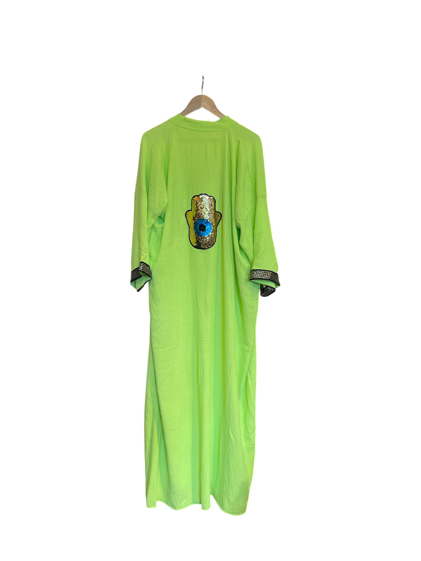 Light Green Cotton Abaya